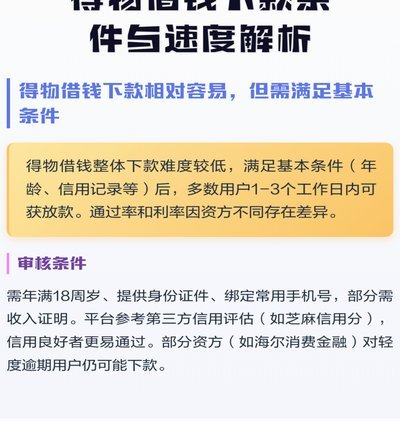 得物借款提现可行吗？