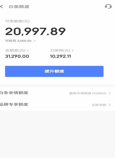 京东白条付费额度能取现吗