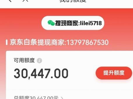 白条取出额度商家 现金能用吗